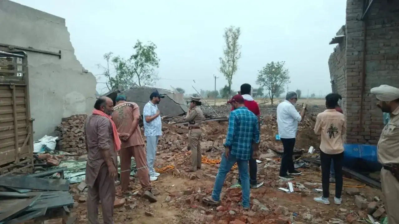पंजाब के श्री मुक्तसर साहिब में पटाखा फैक्ट्री में बड़ा धमाका