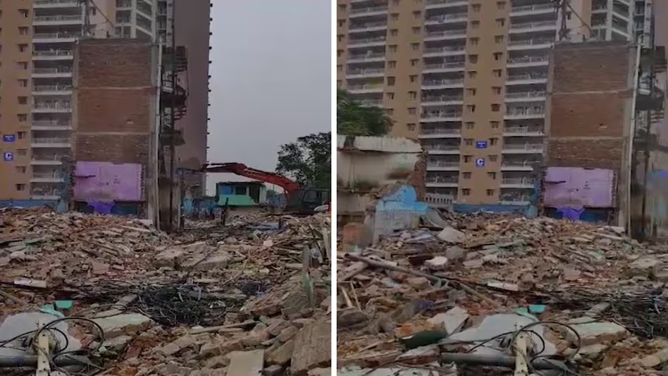 दिल्ली के इस इलाके में चला बुलडोजर, 200 मकानों को तोड़ा गया