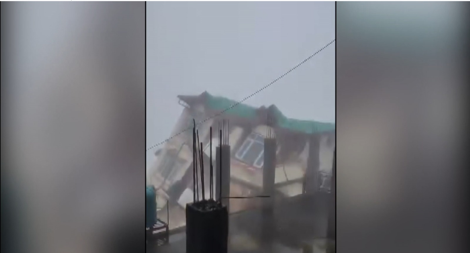 शिमला के चमियाना गांव में पांच मंजिला इमारत गिरी