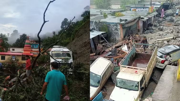 उत्तराखंड के चमोली में बादल फटने के बाद