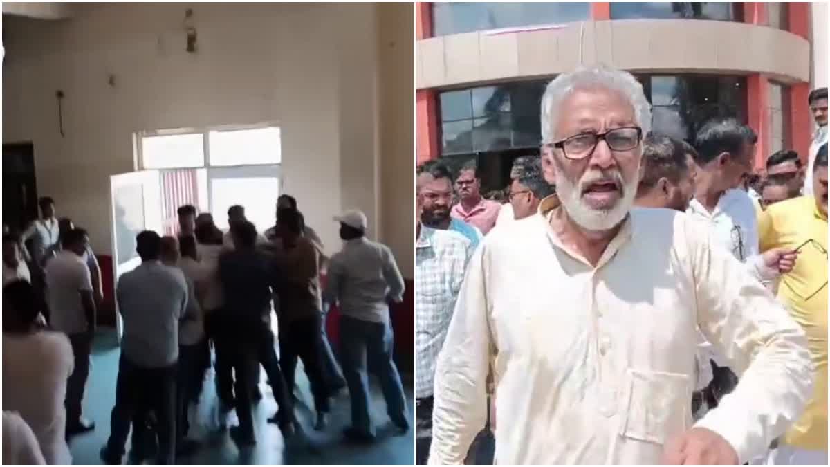 रुद्रपुर: कांग्रेस की संगठन सृजन बैठक बनी अखाड़ा