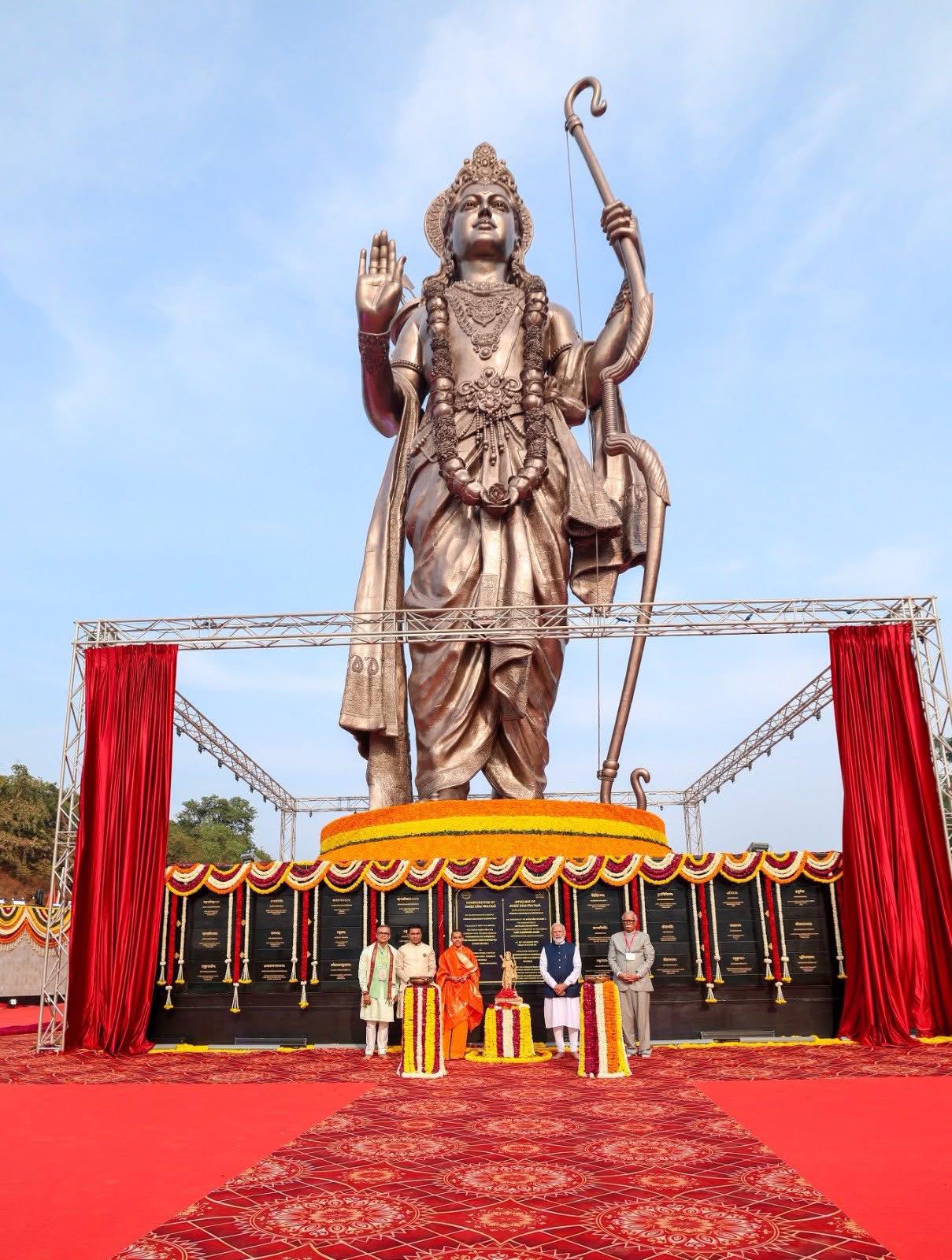 77 foot Lord Ram Bronze Statue in Goa3