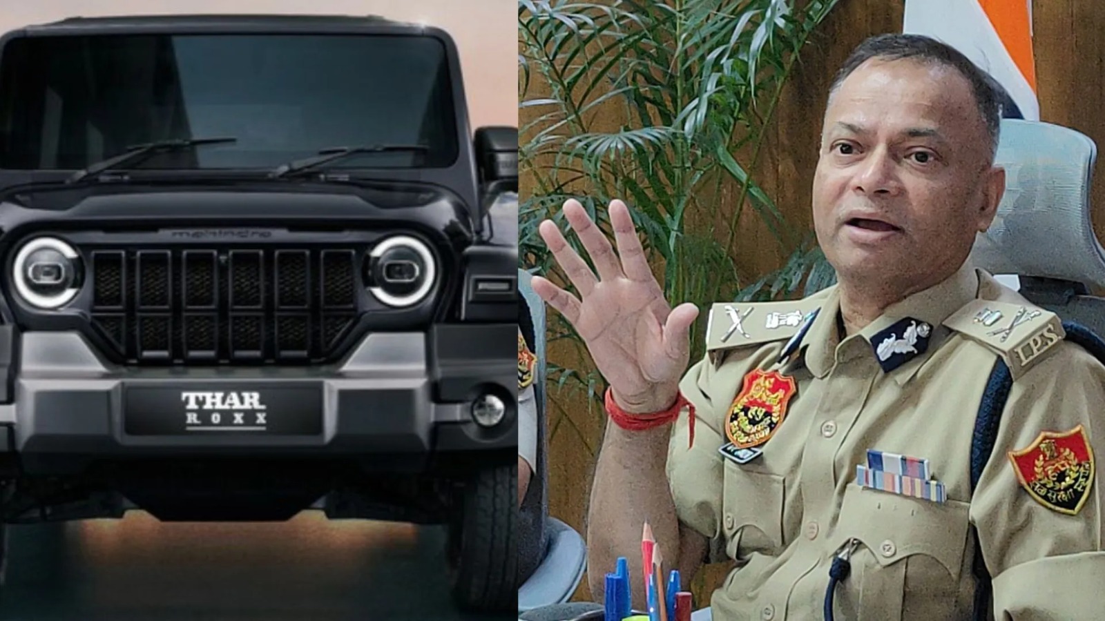 Thar owner issues notice to Haryana DGP: थार मालिक का हरियाणा DGP को नोटिस