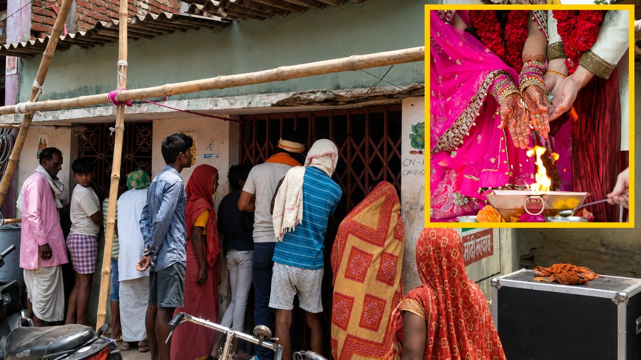 अधेड़ उम्र का दूल्हा रात 2 बजे लेकर पहुंचा बारात, फेरो से पहले खुल गई पोल