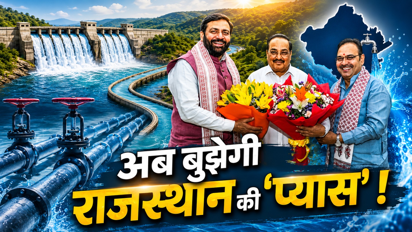 यमुना के पानी से बुझेगी राजस्थान की 'प्यास' !