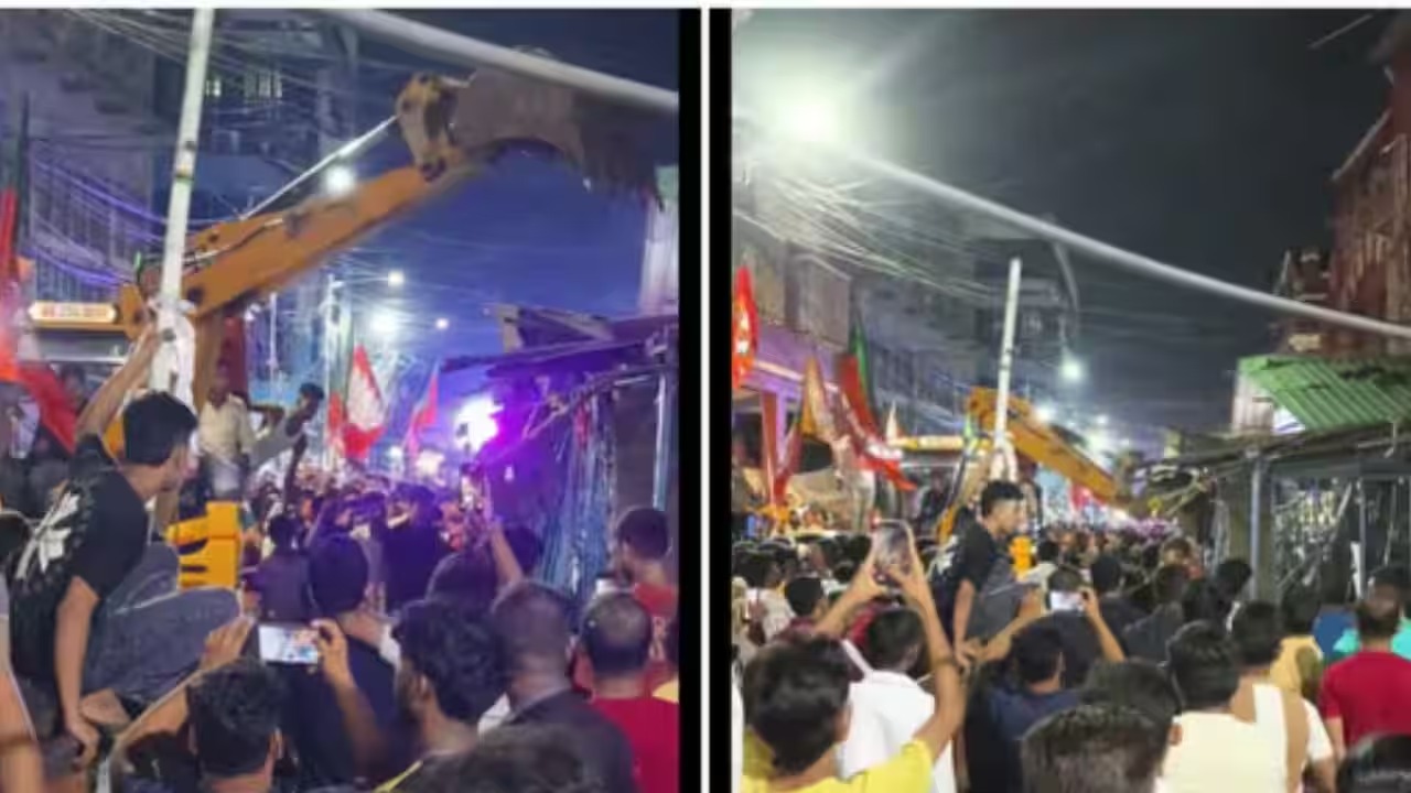 पश्चिम बंगाल में हिंसा, TMC दफ्तरों पर हमले और लेनिन की मूर्ति में तोड़फोड़