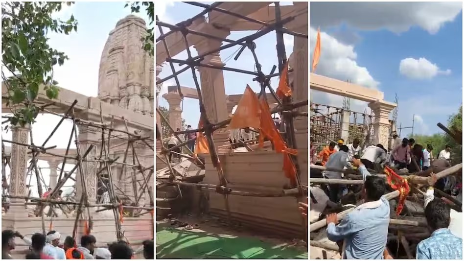 महाराष्ट्र में बड़ा दर्दनाक हादसा, मंदिर के सभा मंडप की छत गिरी, 30-40 श्रद्धालु मलबे में दबे 1 महाराष्ट्र में बड़ा दर्दनाक हादसा, मंदिर के सभा मंडप की छत गिरी