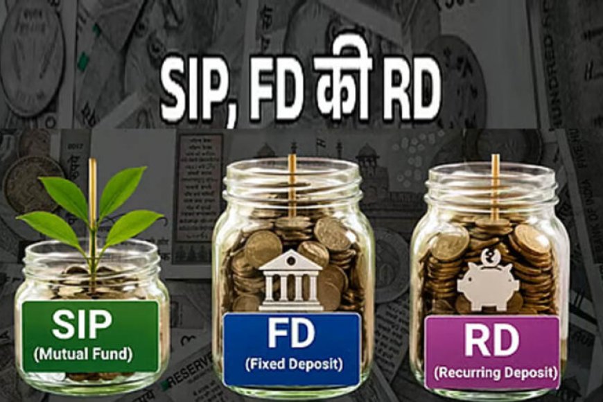 हर महीने ₹5,000 निवेश करने हैं? FD, RD या SIP—कहां मिलेगा बेहतर रिटर्न, जानें पूरा हिसाब 3 9560 099301 951618278321142 865 636626920665821 102945289006 757512799 fd rd