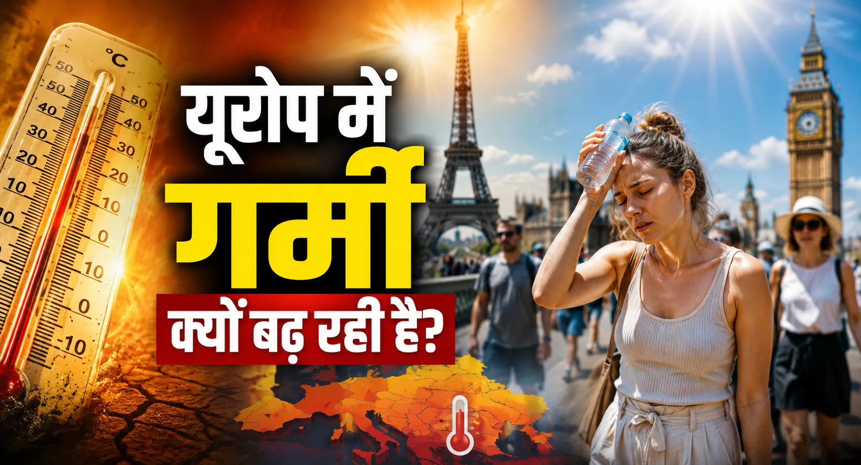 यूरोप क्यों बन रहा है दुनिया का ‘हॉट जोन’? जानिए हीटवेव के पीछे की 6 बड़ी वजहें 6 Europe Warming 1787314384333