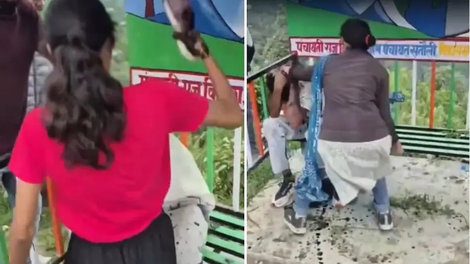 उत्तराखंड में युवतियों ने छेड़छाड़ के आरोपियों को सिखाया सबक