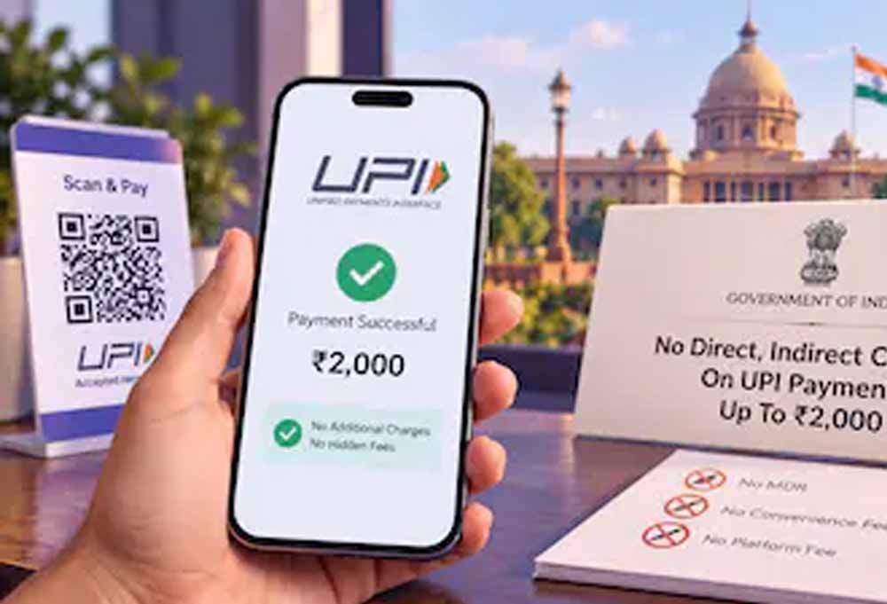 ₹2,000 तक UPI पेमेंट पर नहीं लगेगा कोई चार्ज, सरकार ने किया बड़ा ऐलान 7 15A 77