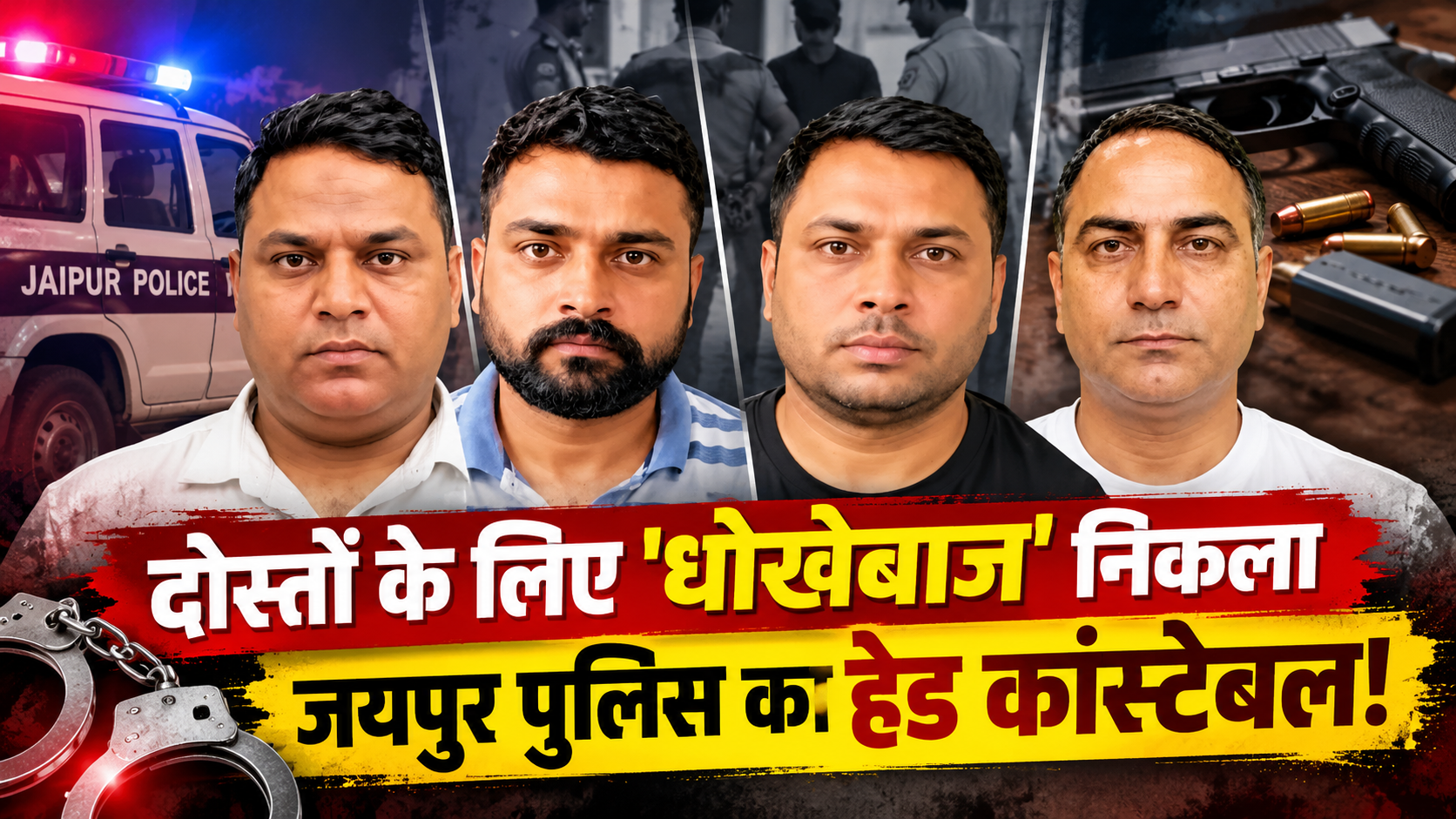 Jaipur Police Scandal Four Suspects