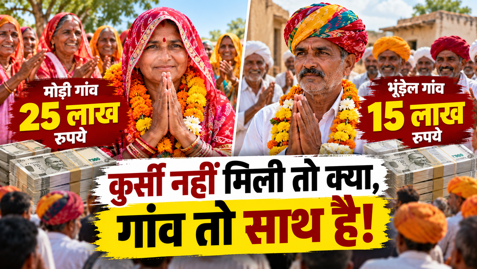 Rural Rajasthans Garlands and Headlines